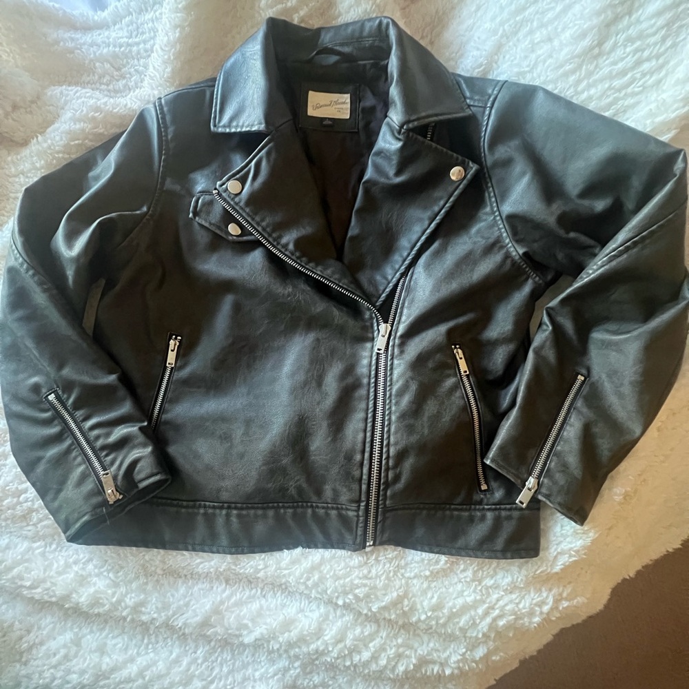 Universal Thread Black Vegan Leather Jacket